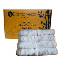 Load image into Gallery viewer, Premium Quality Bamboo Washcloth Set (8-Pack) - Bamboezor London
