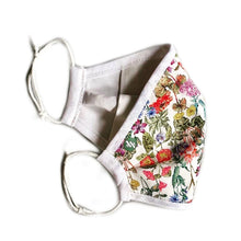 Load image into Gallery viewer, Reusable Bamboo Face Mask with Poet’s Meadow Liberty Print - Bamboezor London
